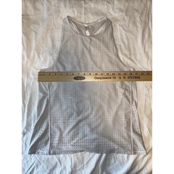 Athleta tank women's size small gray racer back - Picture 9 of 15
